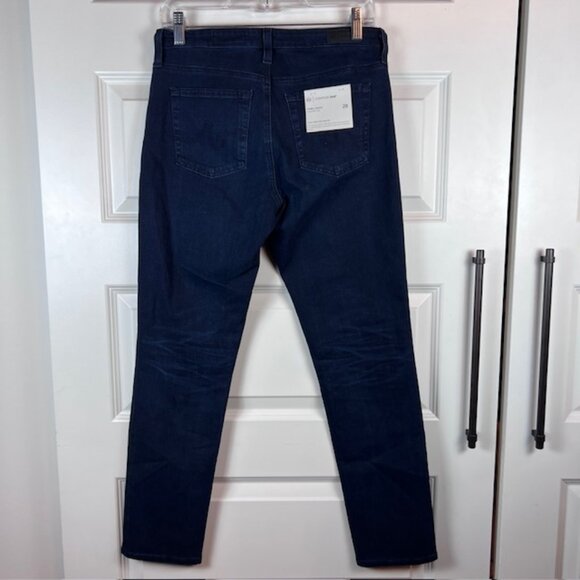 AG Prima Ankle Cigarette Leg Jeans Contour 360 Dark Wash Size 28 - Picture 3 of 9
